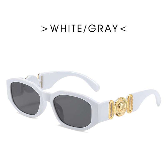 White European  style polygonal sunglasses