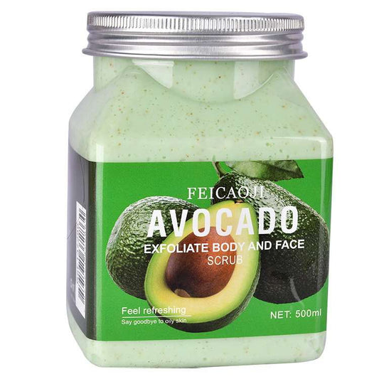 Avocado Body scrub for deep cleansing and exfoliation