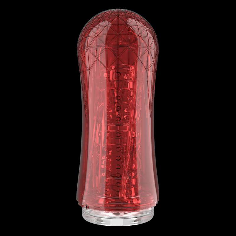 Red  Crystal airplane transparent men's  Masturbatory Stimulation toy