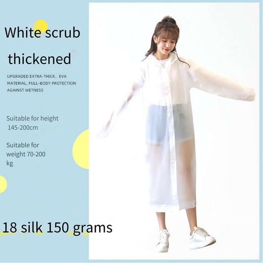 Adult rain coat white