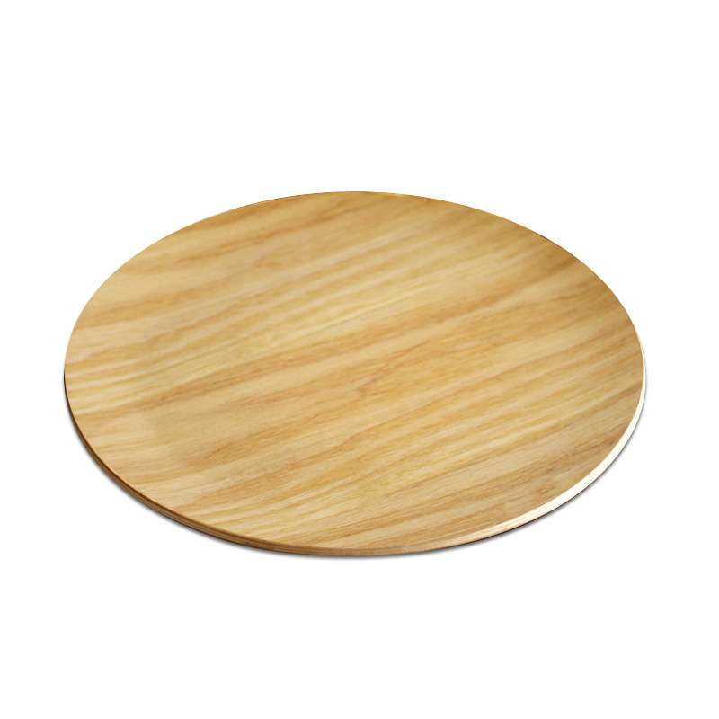 Large Japanese Style Solid Wood
Wooden Plate ins Tray Round Fruit Plate Bread Snack