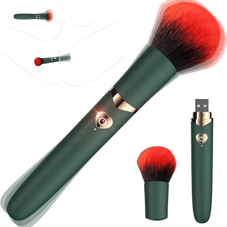 Makeup vibrator brush