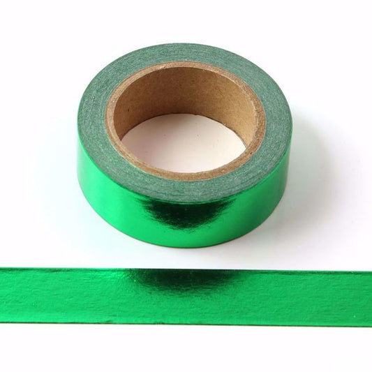 Green foil wall decor tape 10meters