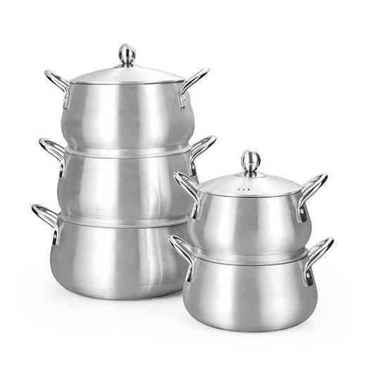 5pcs Indian pot (25years guarantee) sizes :18cm/20cm/22cm/24cm/26cm)