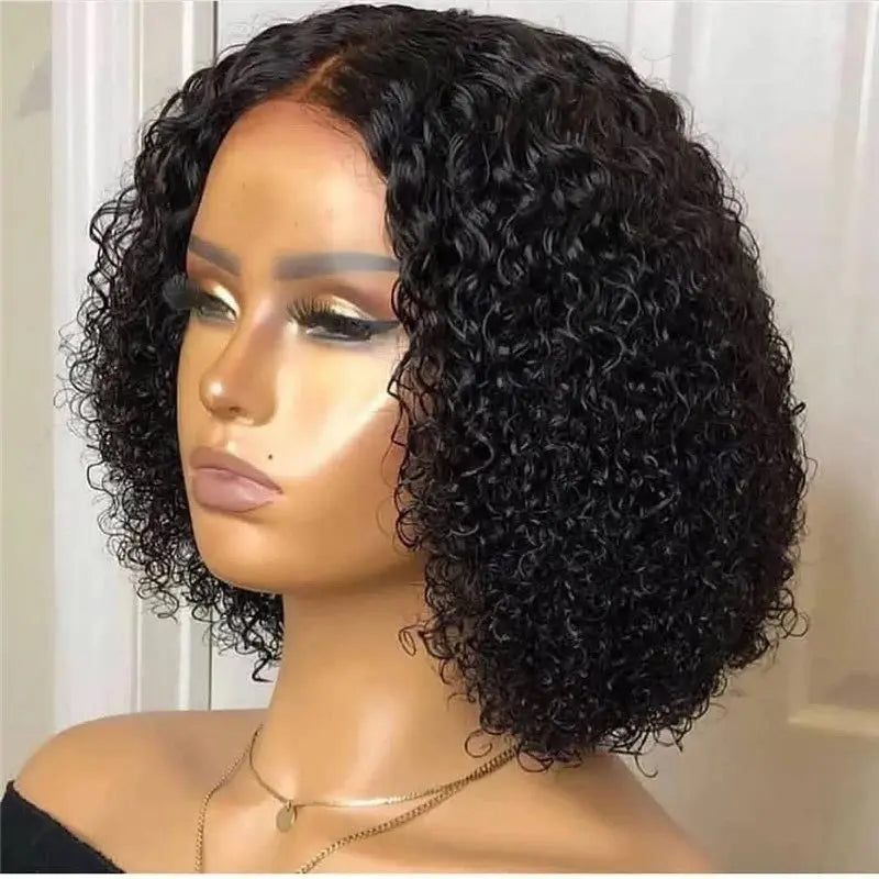 Latisha closure wig deep curly   human hair blend