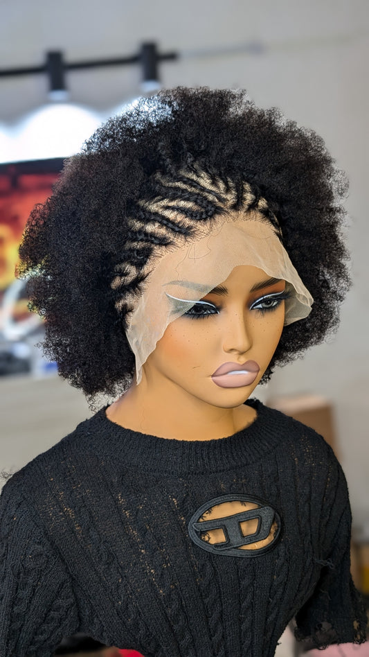 4c Hair braided wig