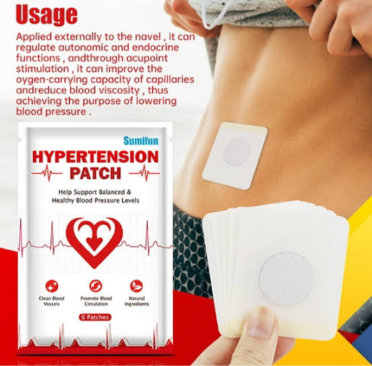 Hypertension control patch