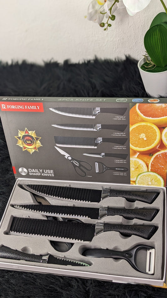 Black Premium Knife Set