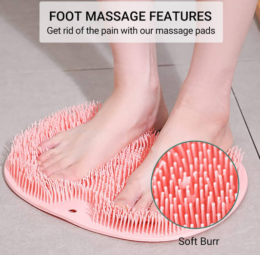Bathing foot cleaning mat
