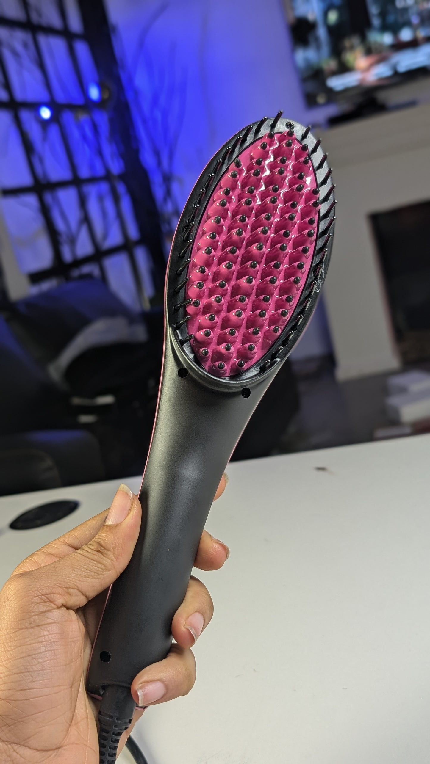 Ceramic Digital Heating Hair Brush